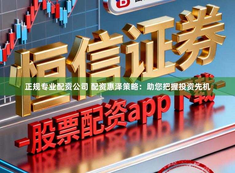 正规专业配资公司 配资惠泽策略：助您把握投资先机